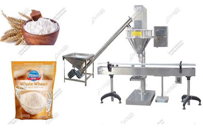 Semi Automatic Wheat Flour Packing Machine