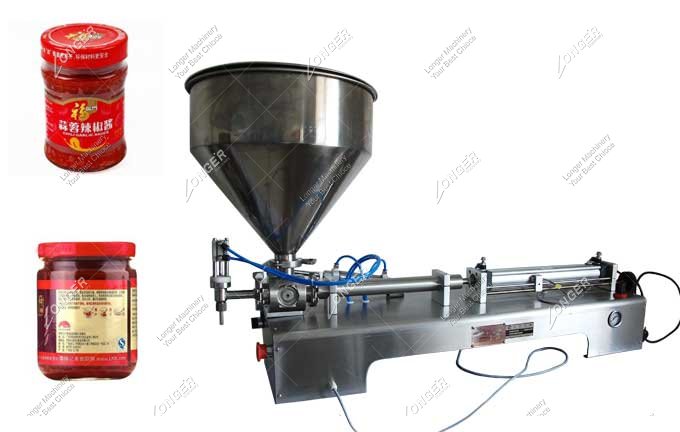 Hot BBQ Sauce Bottle Filling Machine Bottling Equipment
