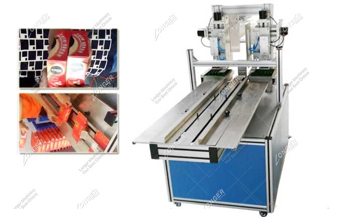 Semi Automatic Hot Melt Glue Carton Case Sealing Machine For Sale