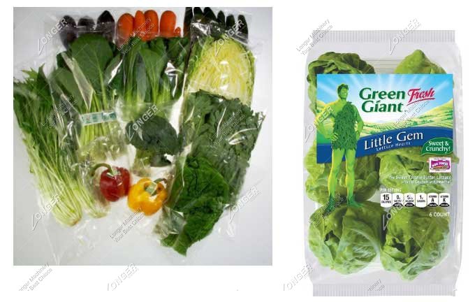 Fresh Vegetable Packaging Machine Samples